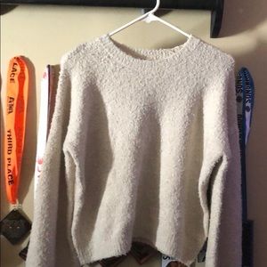 Cream wool sweatshirt